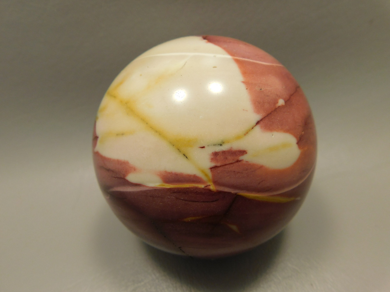 Mookaite Jasper 3 inch Stone Sphere Australia 78 mm #O44