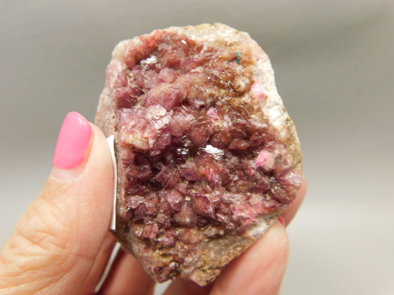Cobaltocalcite Pink Druse Natural Crystal Mineral Specimen #O1