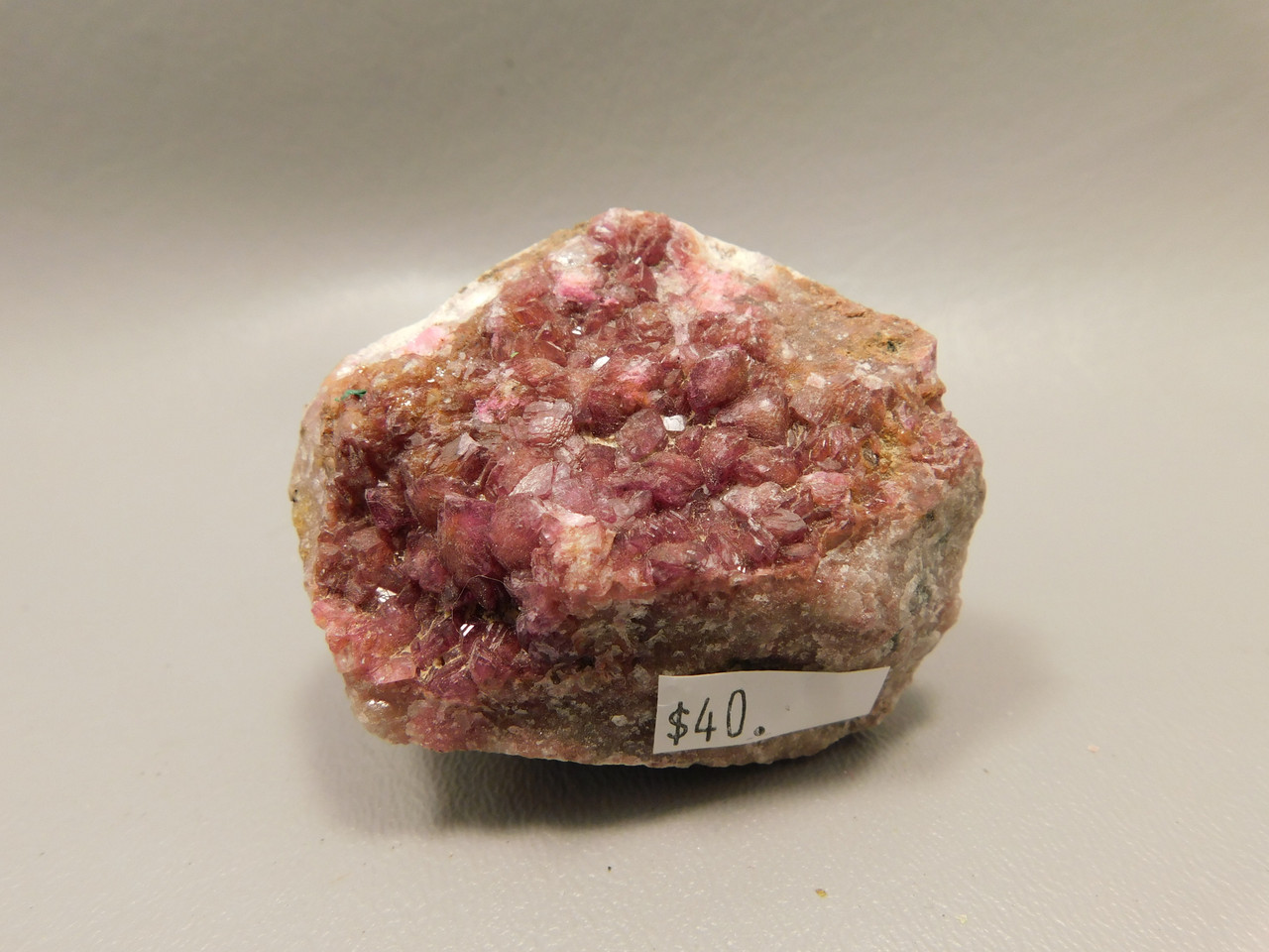 Cobaltocalcite Pink Druse Natural Crystal Mineral Specimen #O1