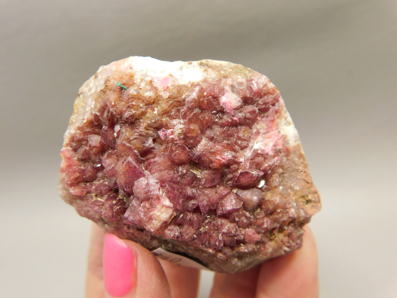 Cobaltocalcite Pink Druse Natural Crystal Mineral Specimen #O1