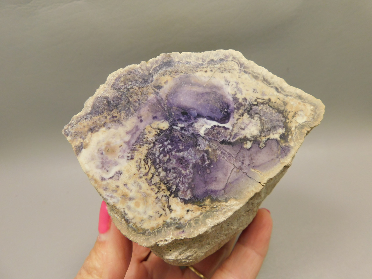 Tiffany Stone Polished Rock Collector Purple Utah #O1