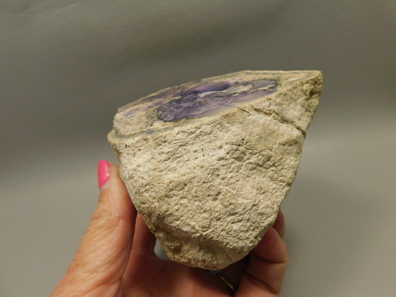 Tiffany Stone Polished Rock Collector Purple Utah #O1