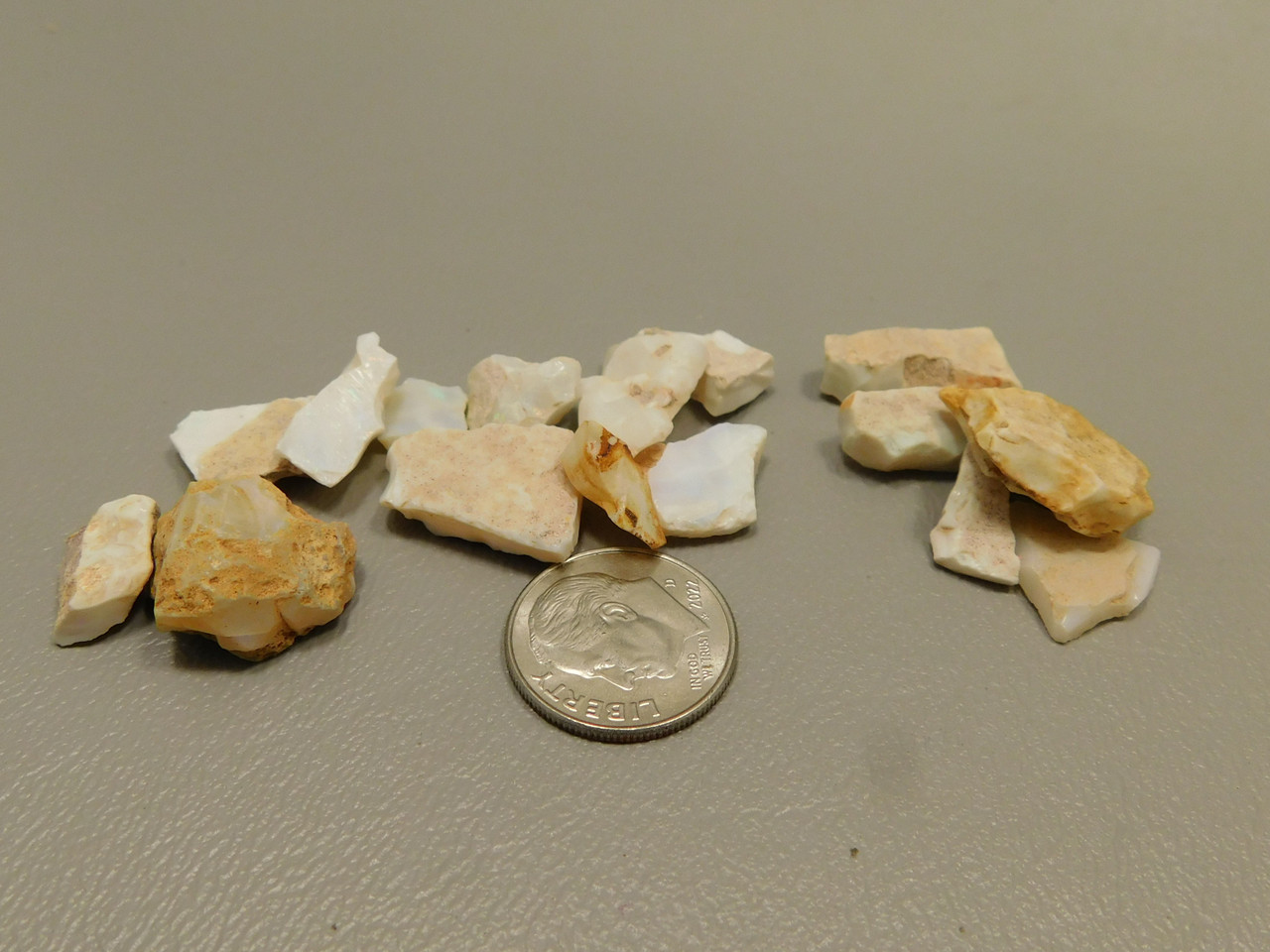 Spenser Opal Unpolished Stone CHIPS Iridescent Small Rock