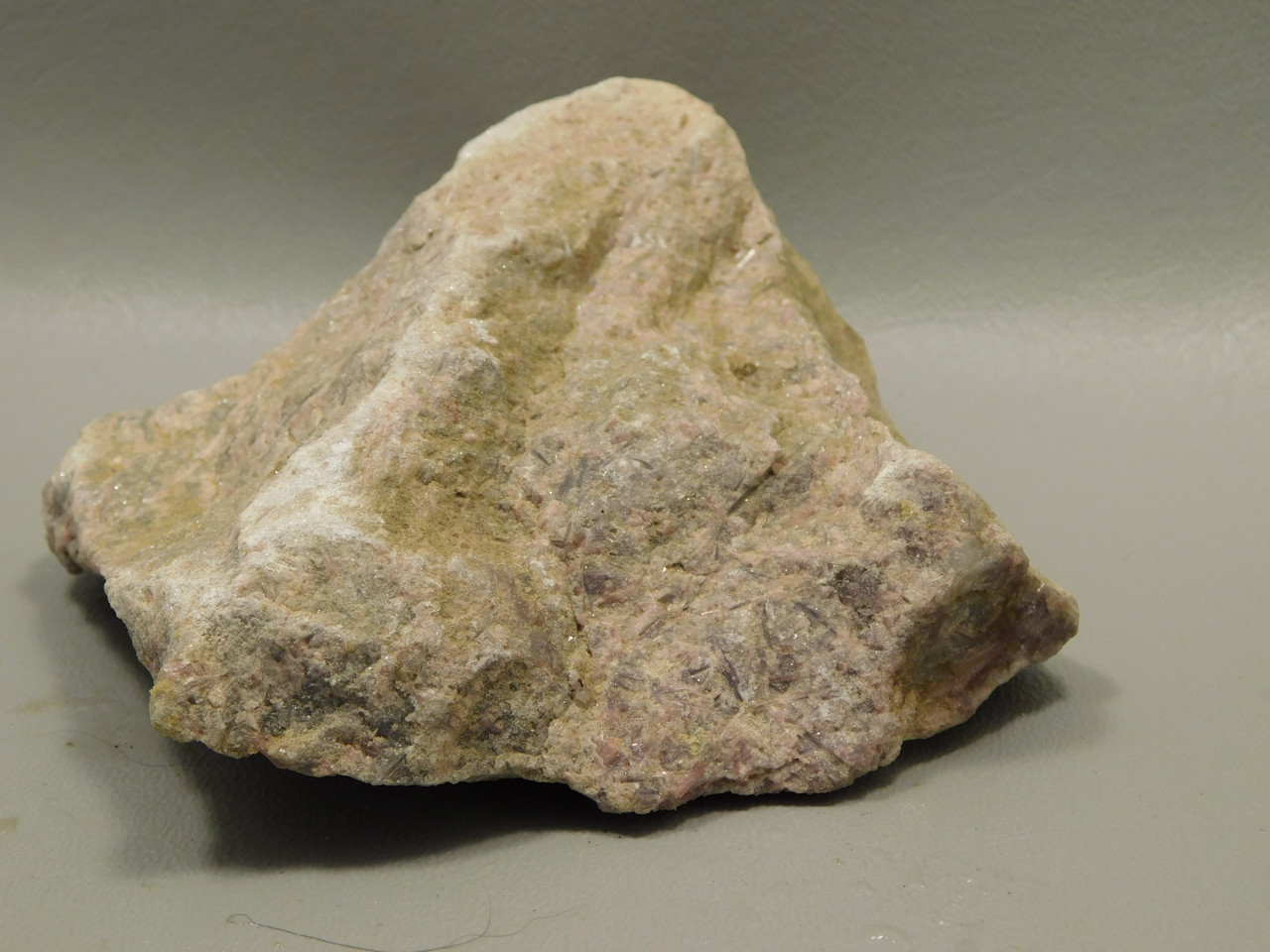 Lepidolite with Tourmaline Rough Rock Lapidary Stone Pala #O3