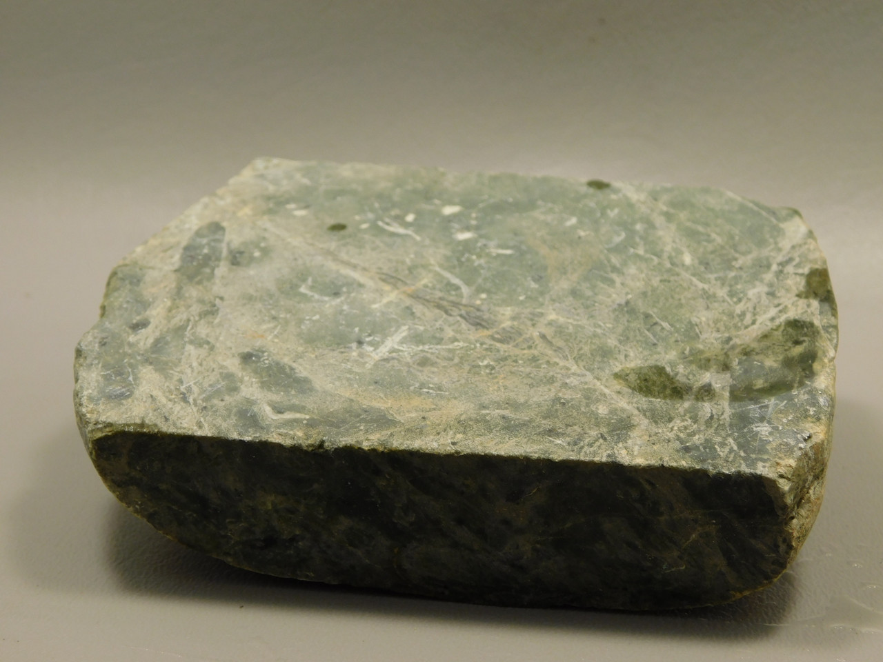 California Green Nephrite Jade Unpolished Rough Rock #O10