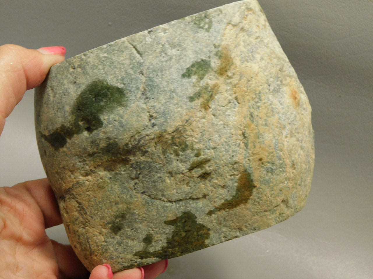 California Green Nephrite Jade Unpolished Rough Rock #O10