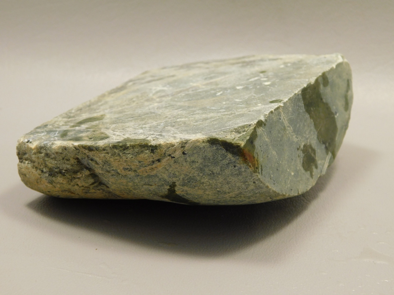 California Green Nephrite Jade Unpolished Rough Rock #O10