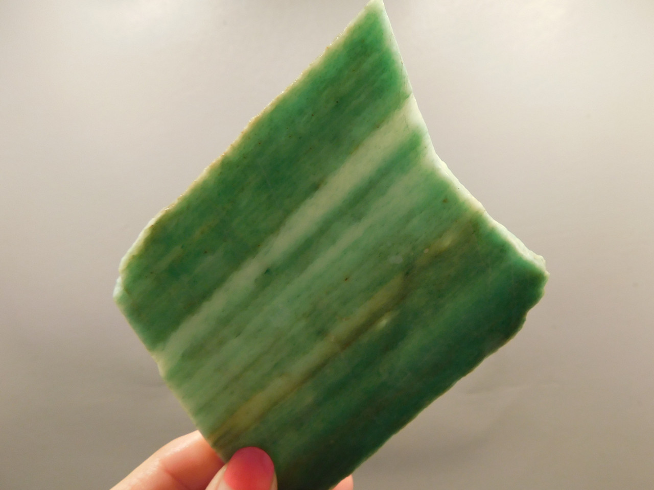 Green Aventurine Unpolished Stone Slab Lapidary Rock Utah #O2