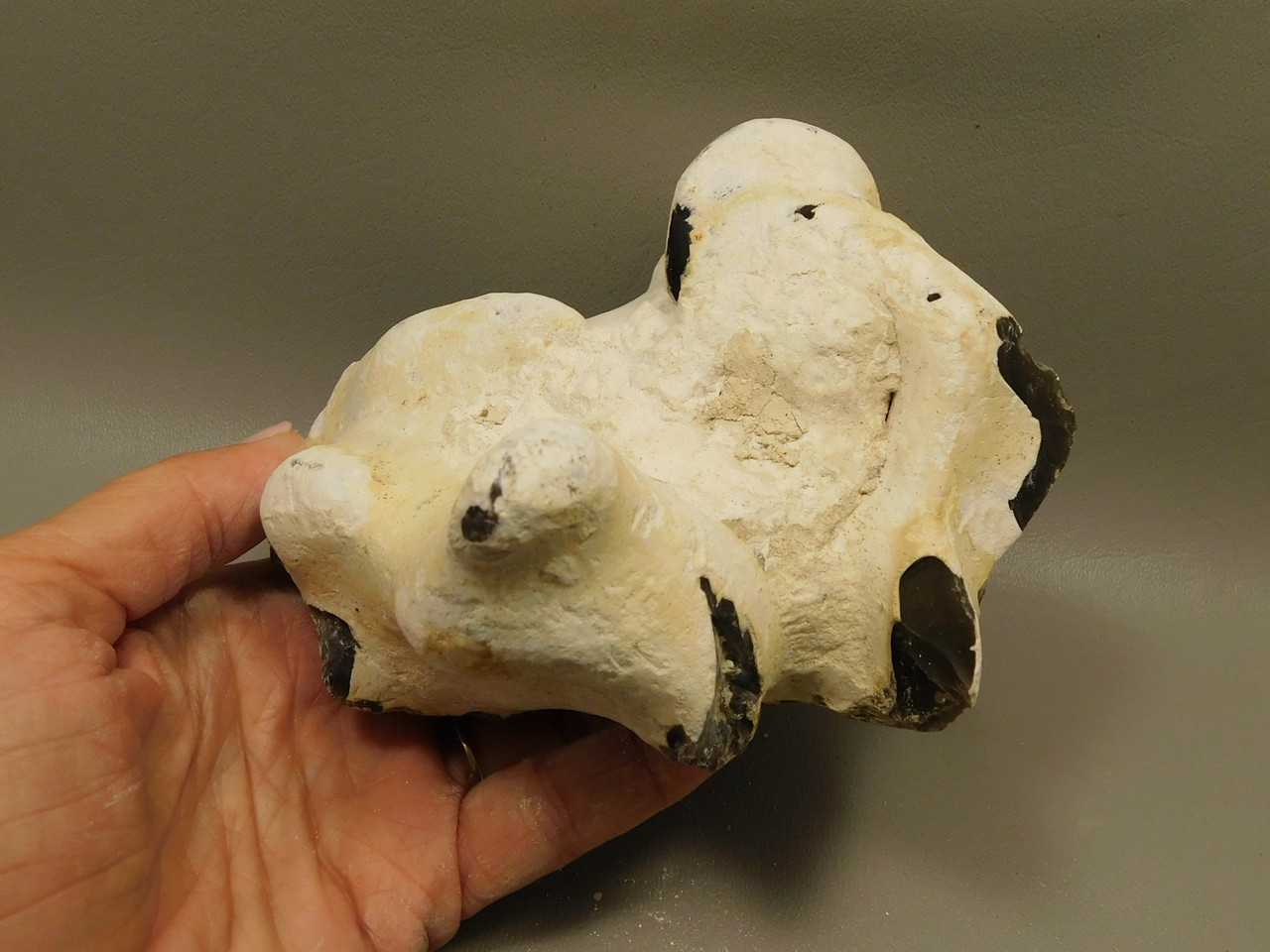 English Flint with Cortex Knapping Stone Rough Rock England #O1