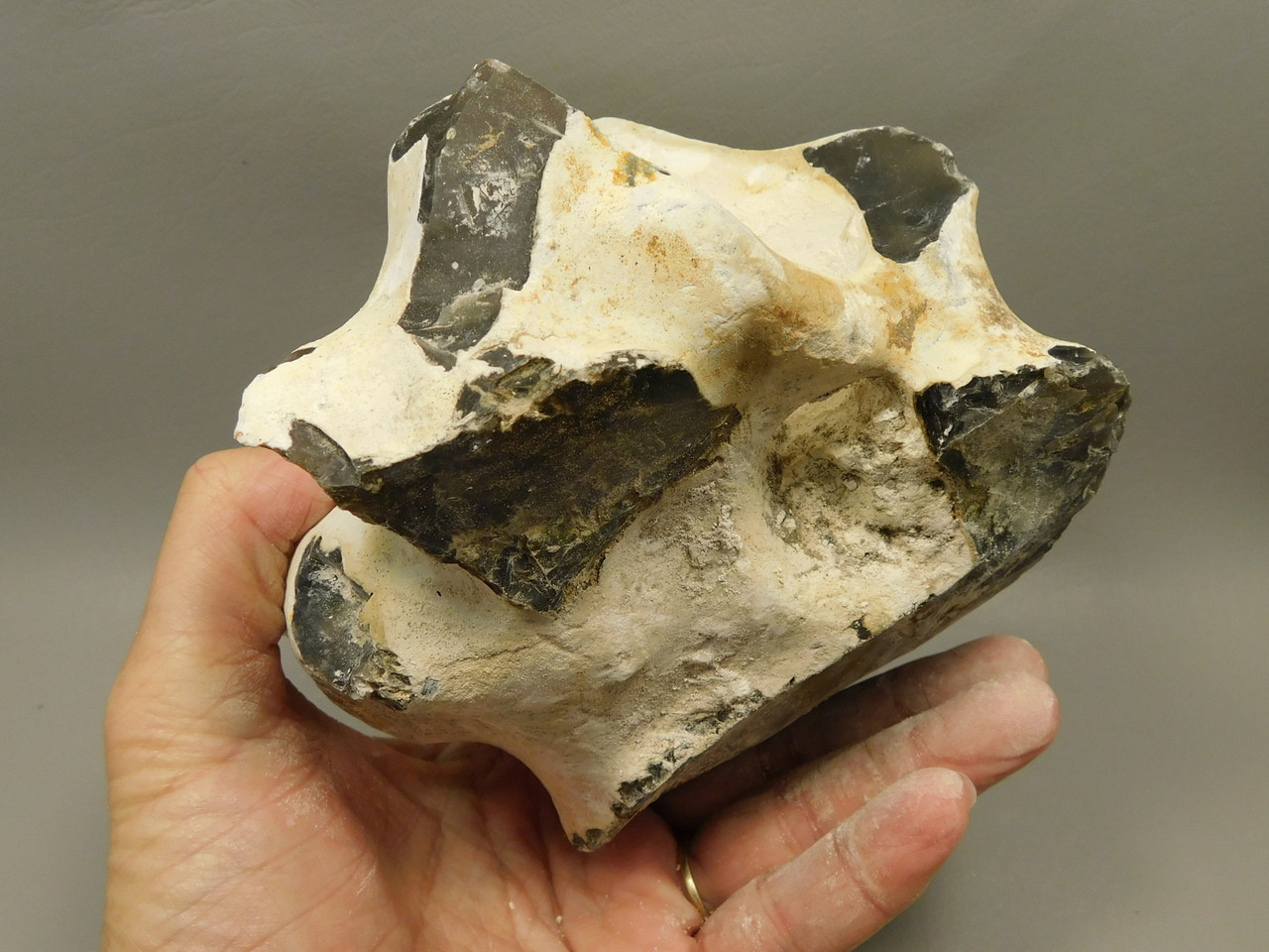 English Flint with Cortex Knapping Stone Rough Rock England #O1