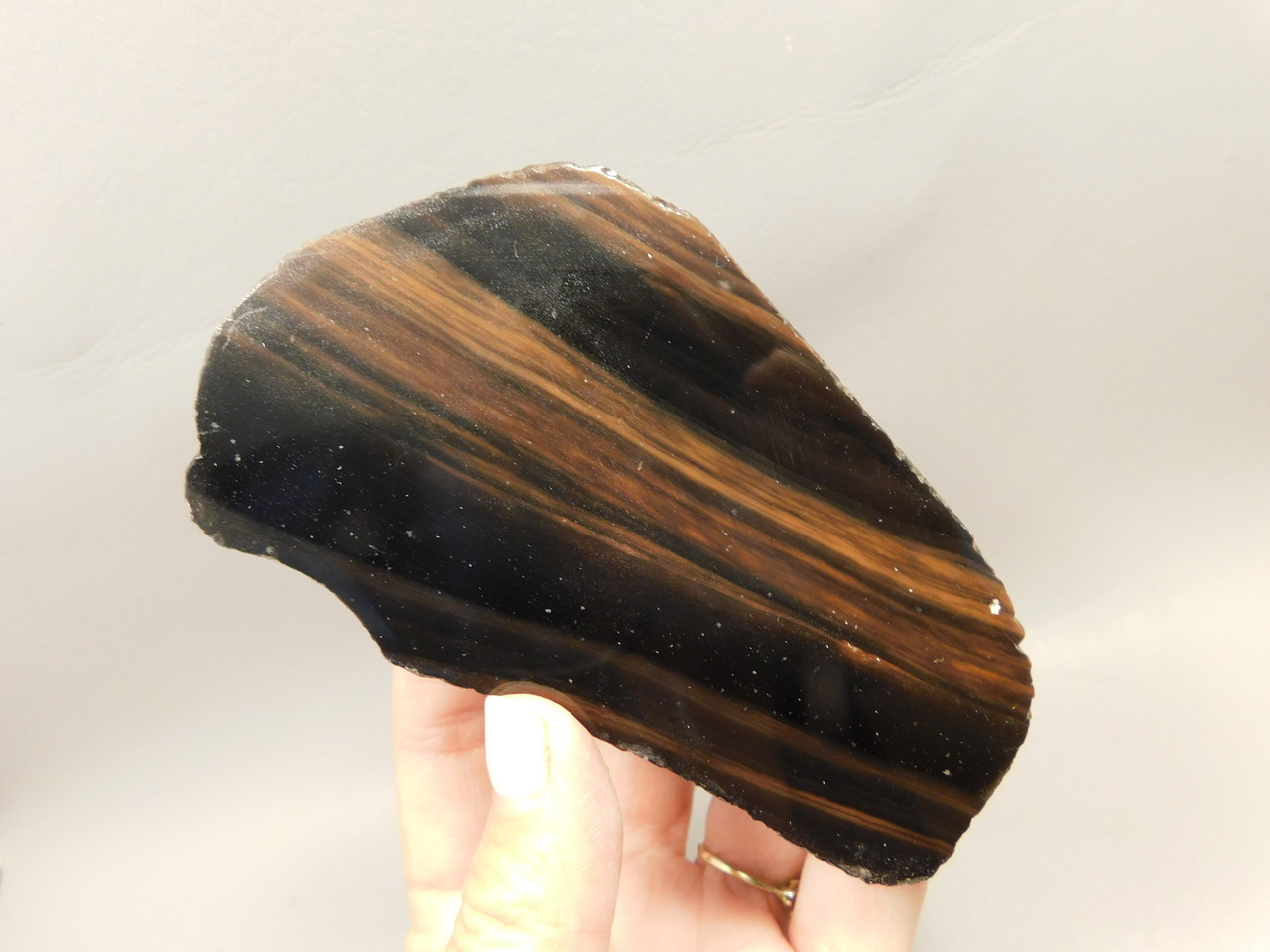 Gold Sheen Mahogany Obsidian Decorator Polished Rock Oregon #O2