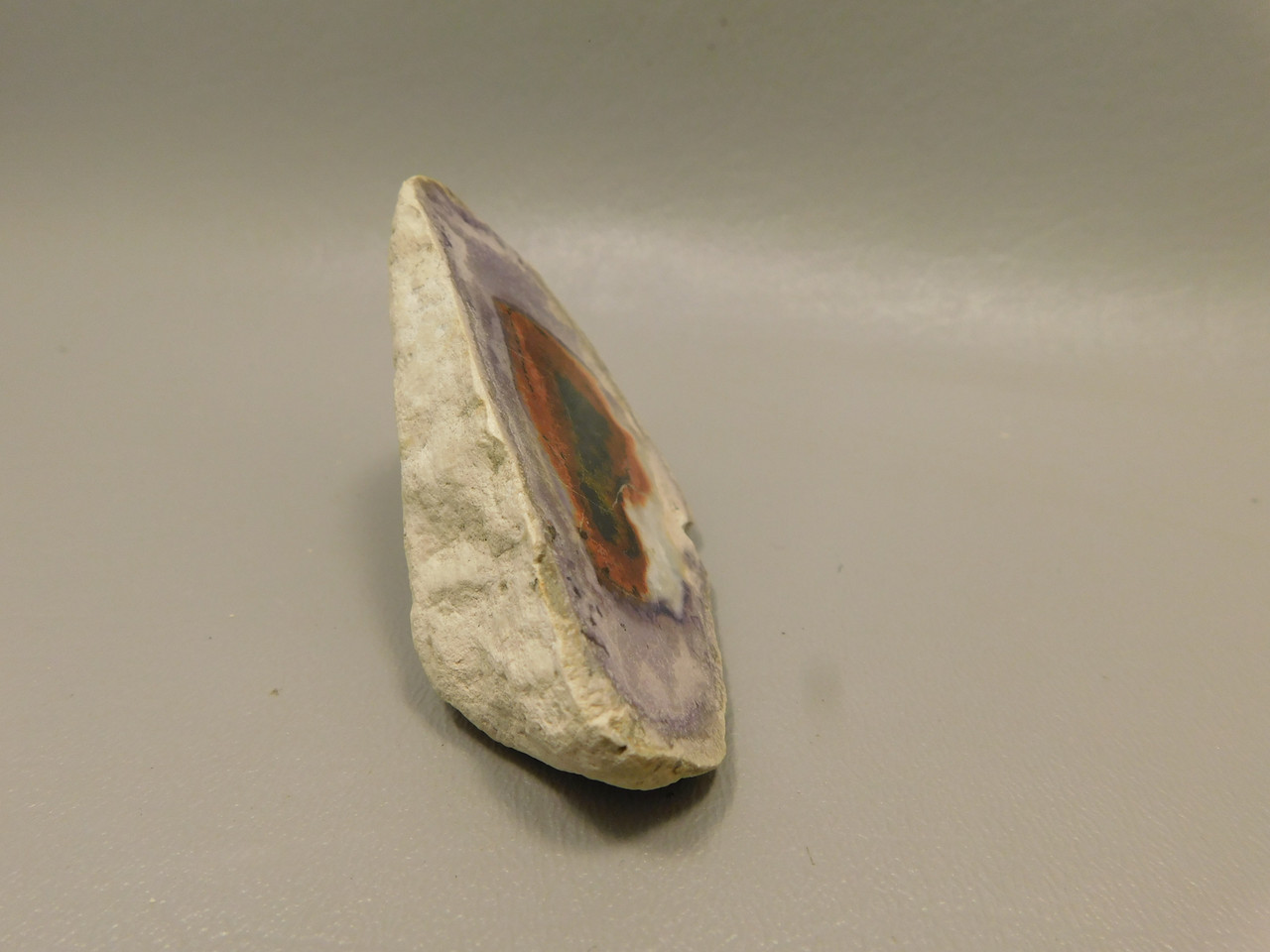 Tiffany Stone Polished Rock Collector Purple Bertrandite Utah #O7