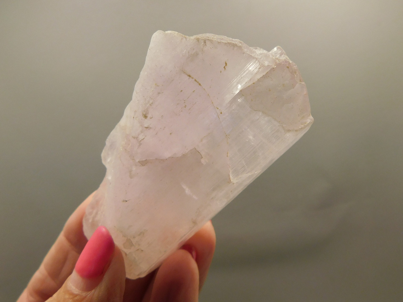 Kunzite Natural Pink Crystal Facet Grade Gemstone