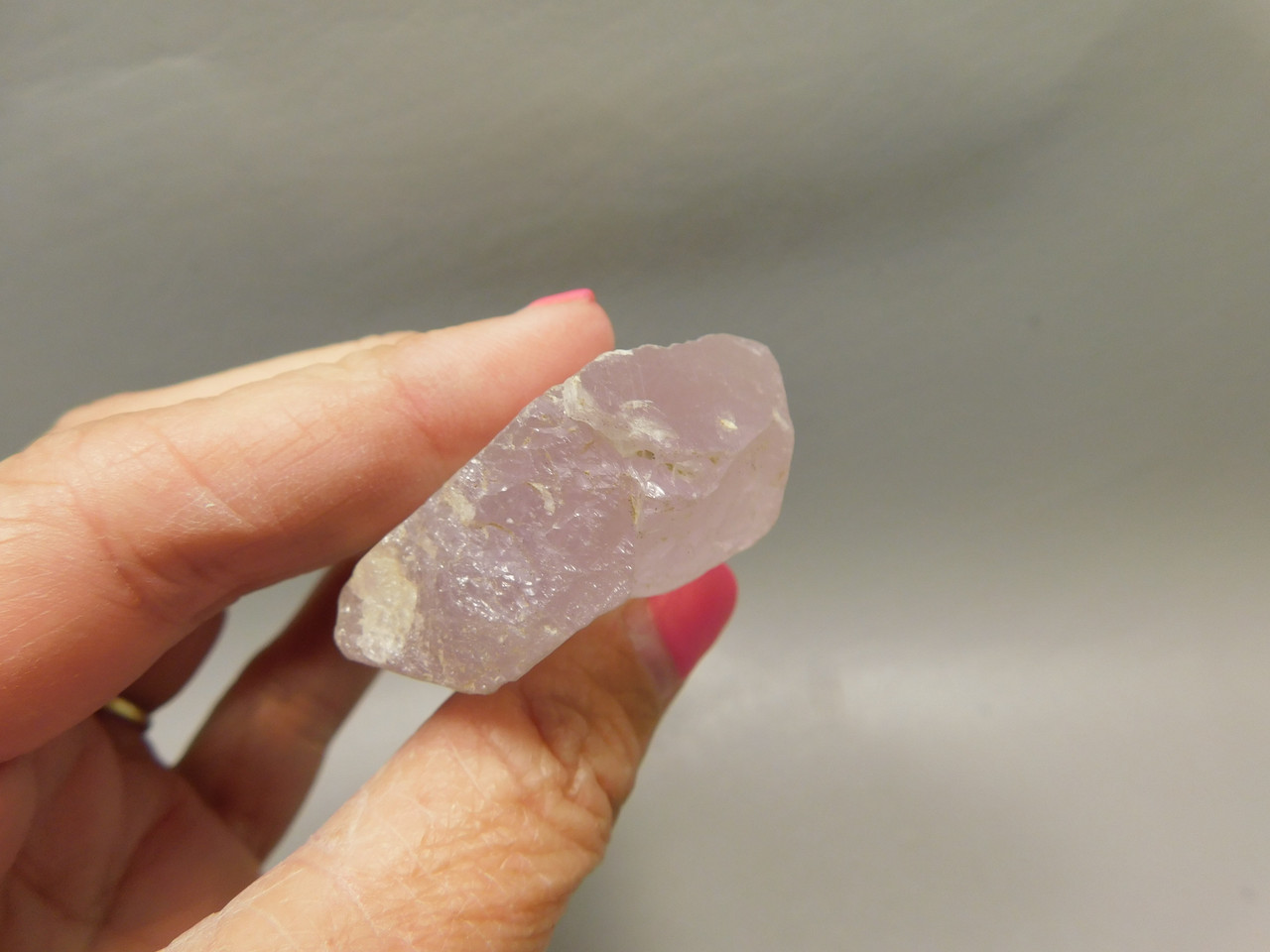 Kunzite Natural Pink Crystal Facet Grade Gemstone