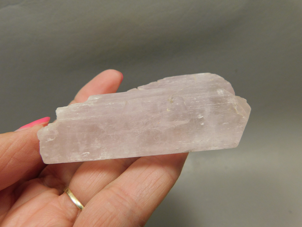 Kunzite Natural Pink Crystal Facet Grade Gemstone