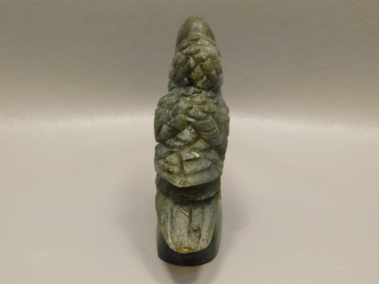 Toucan Bird Figurine Labradorite Polished Rock Healing Stone #O2