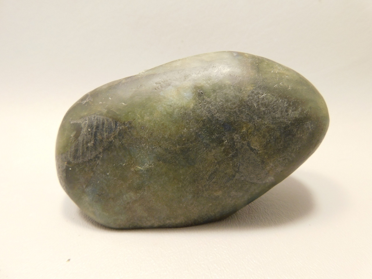 Crab Figurine Labradorite Stone Animal 4 inch Carving #O331