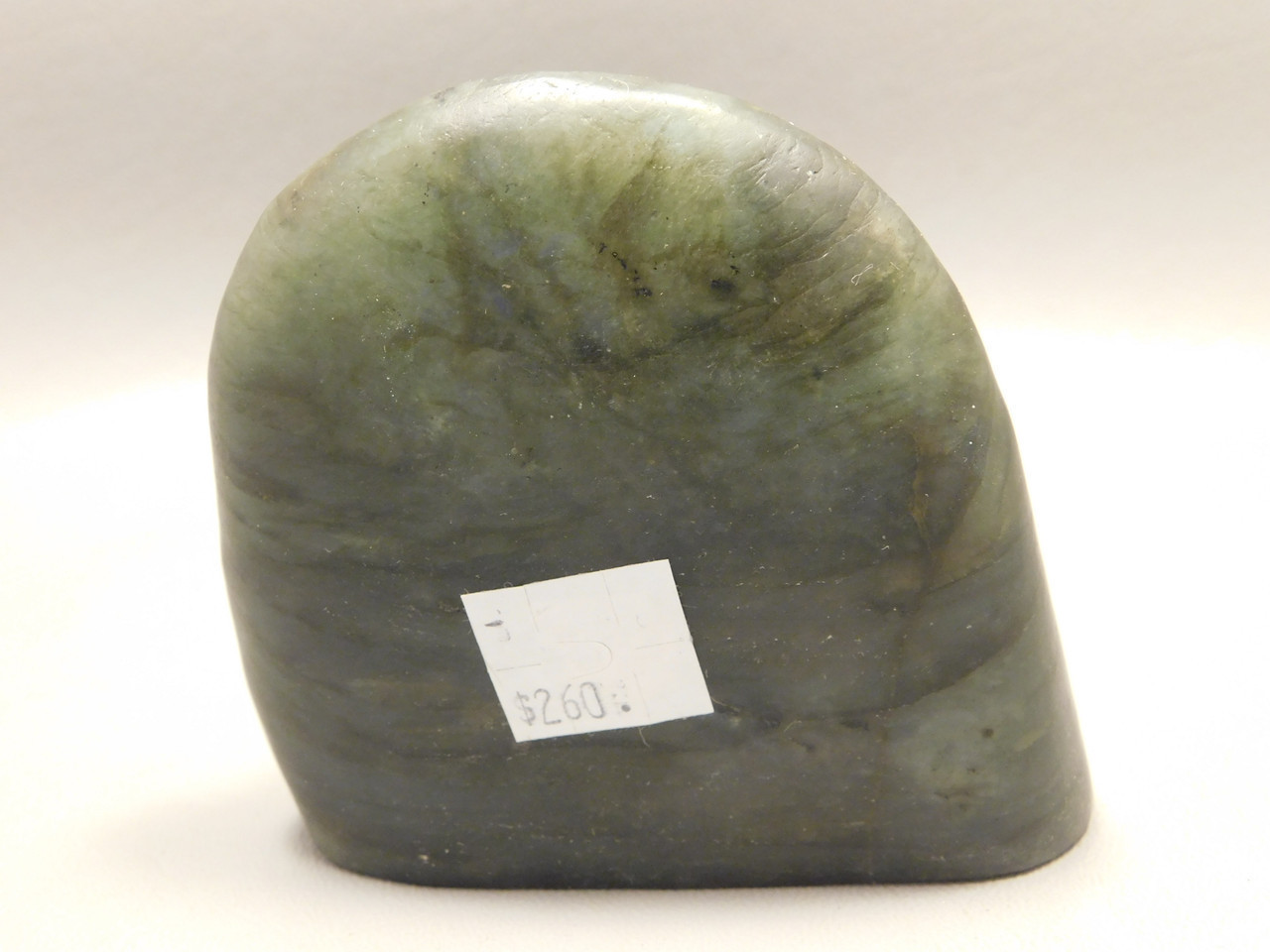 Deer Figurine Gemstone Animal Carving Labradorite #O871