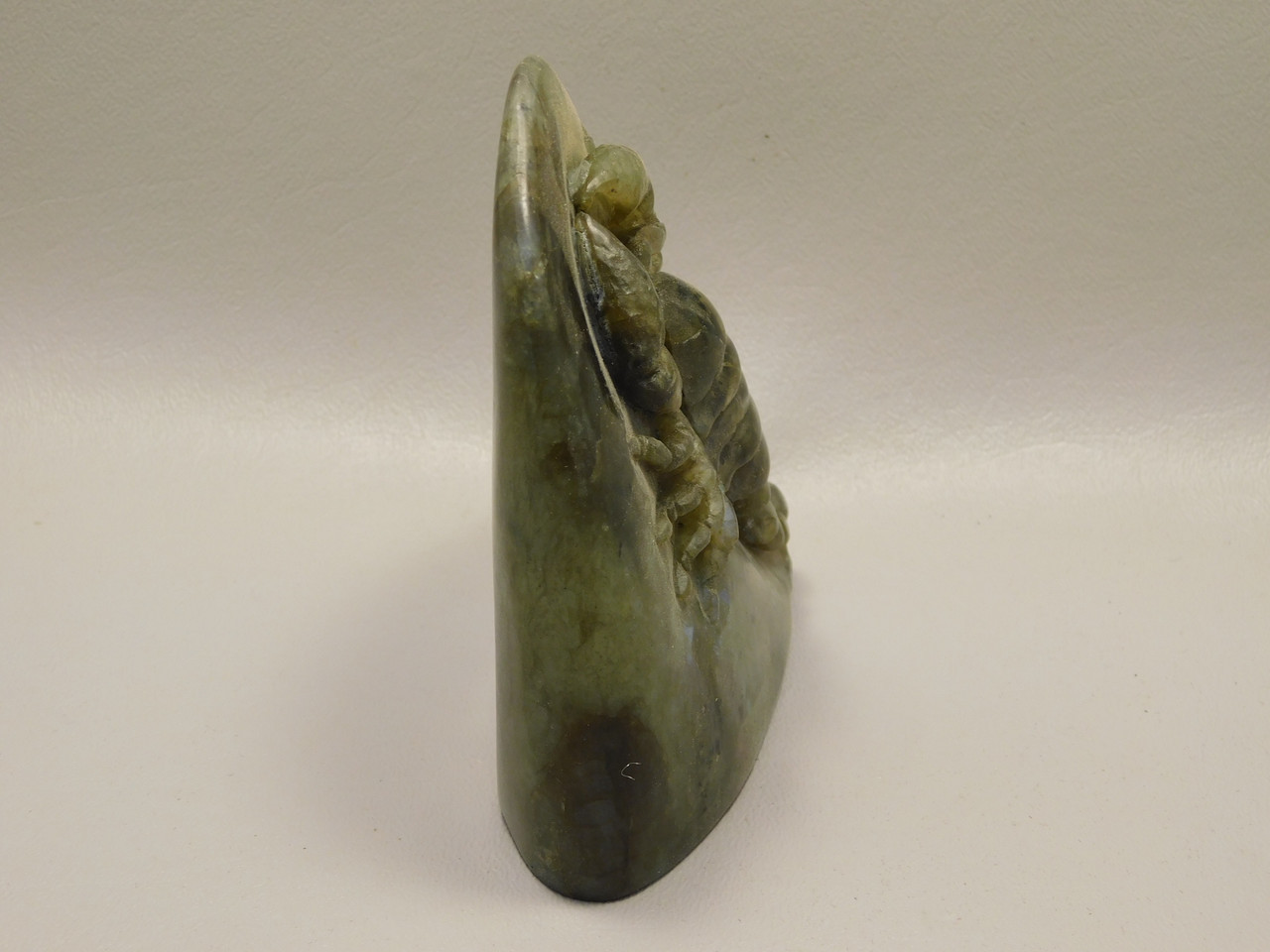 Scorpion Figurine Animal Carving Labradorite Hand Carved Rock #O83