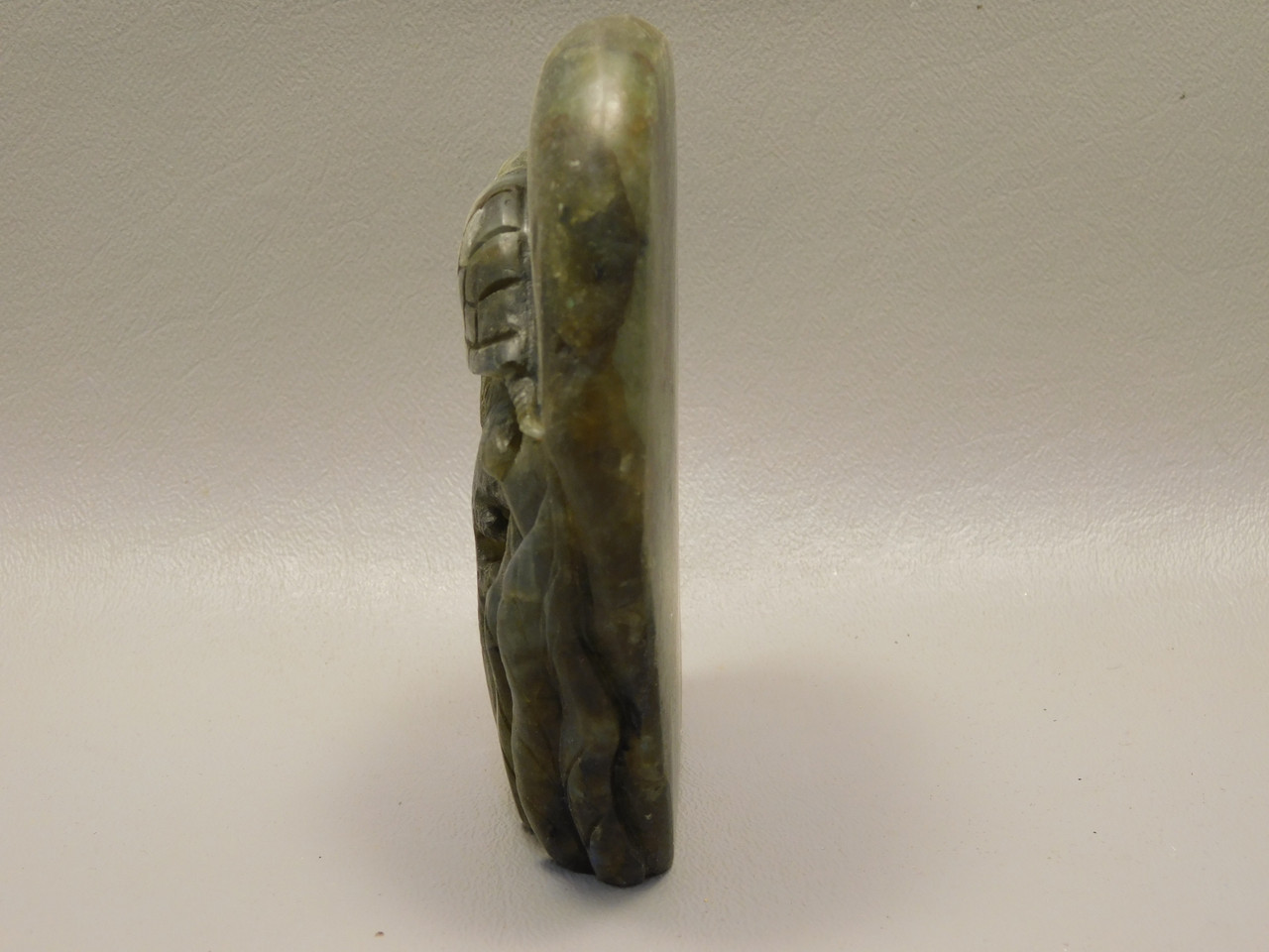 Sea Turtle Figurine Labradorite Carved 4.1 inch Gemstone Carving #O271