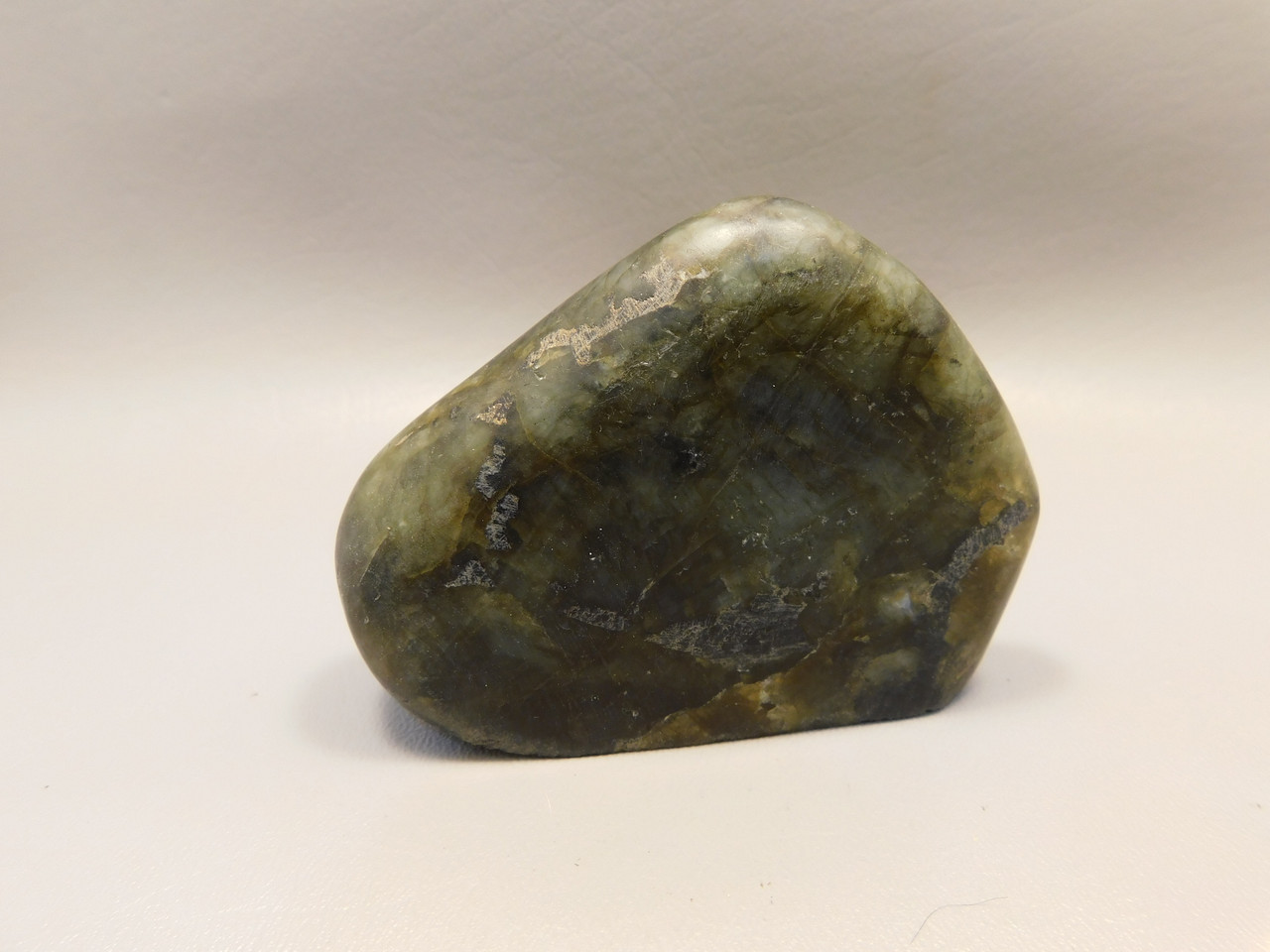 Steer Skull Western Decor Cow Labradorite Stone 3.5 inch Cowboy #O372