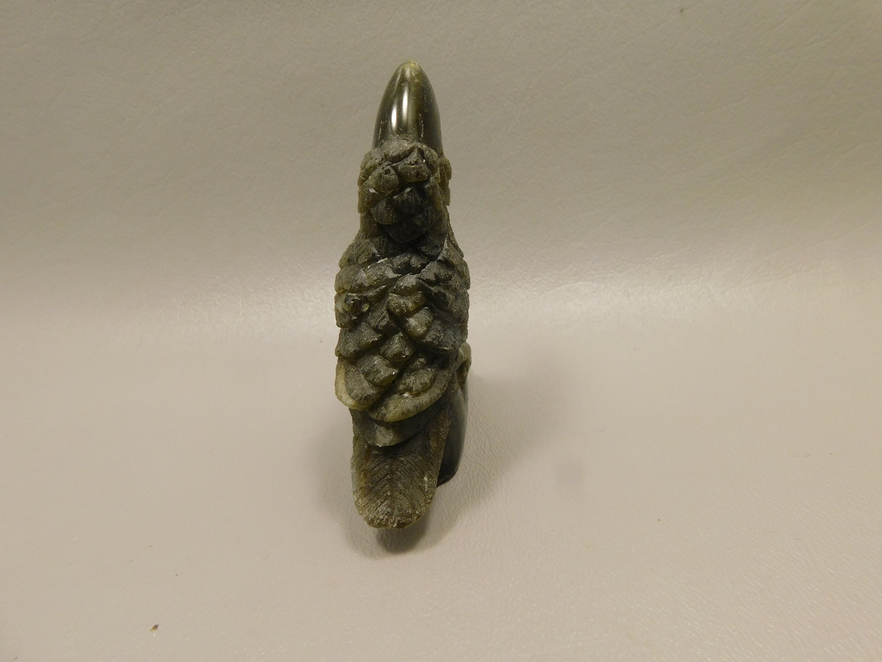 Toucan Bird Figurine Labradorite Rock Animal Carving Stone #O361