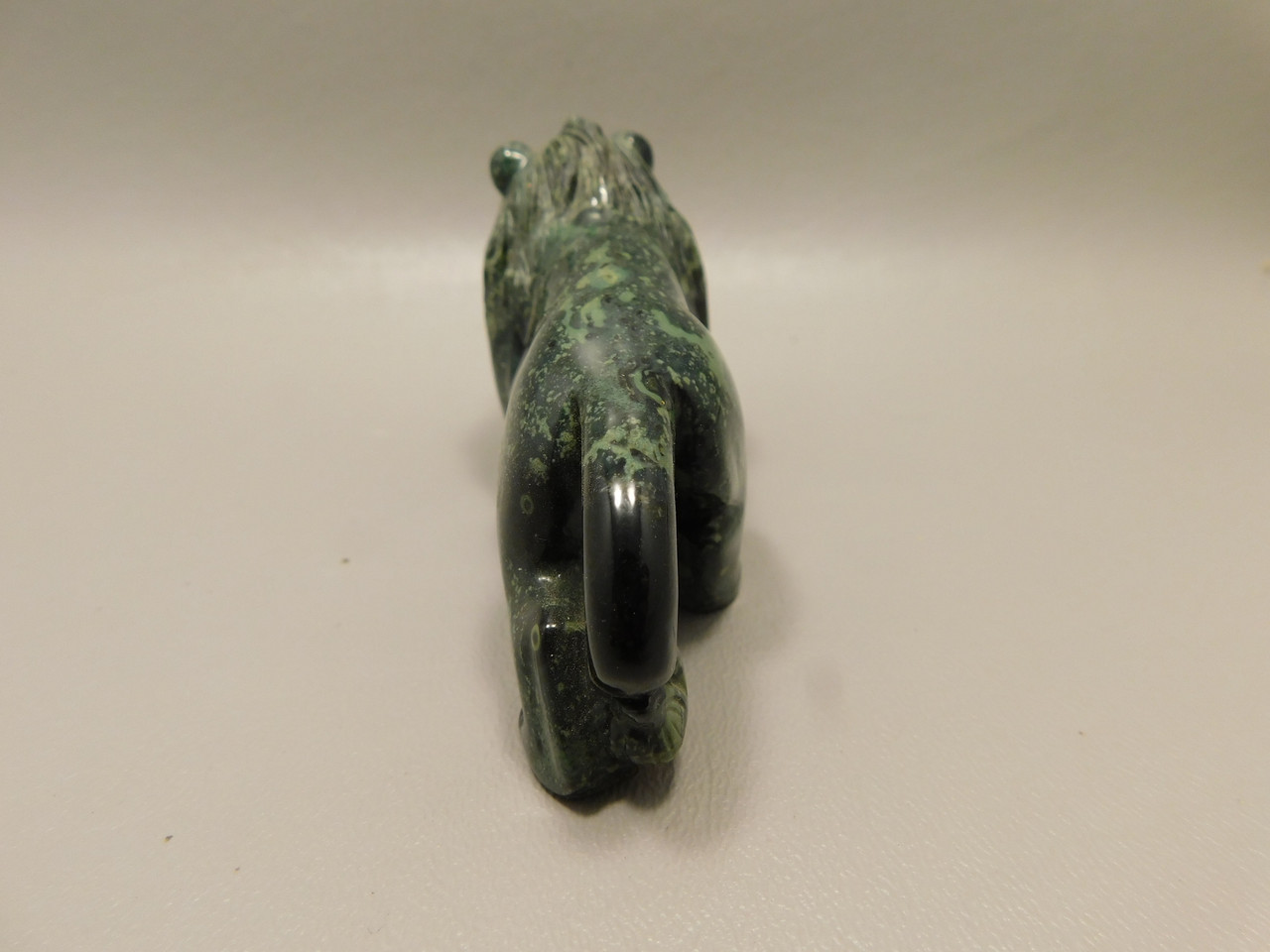 Lion Figurine Carving Kabamba Jasper 4 Inch Stone Animal #O218