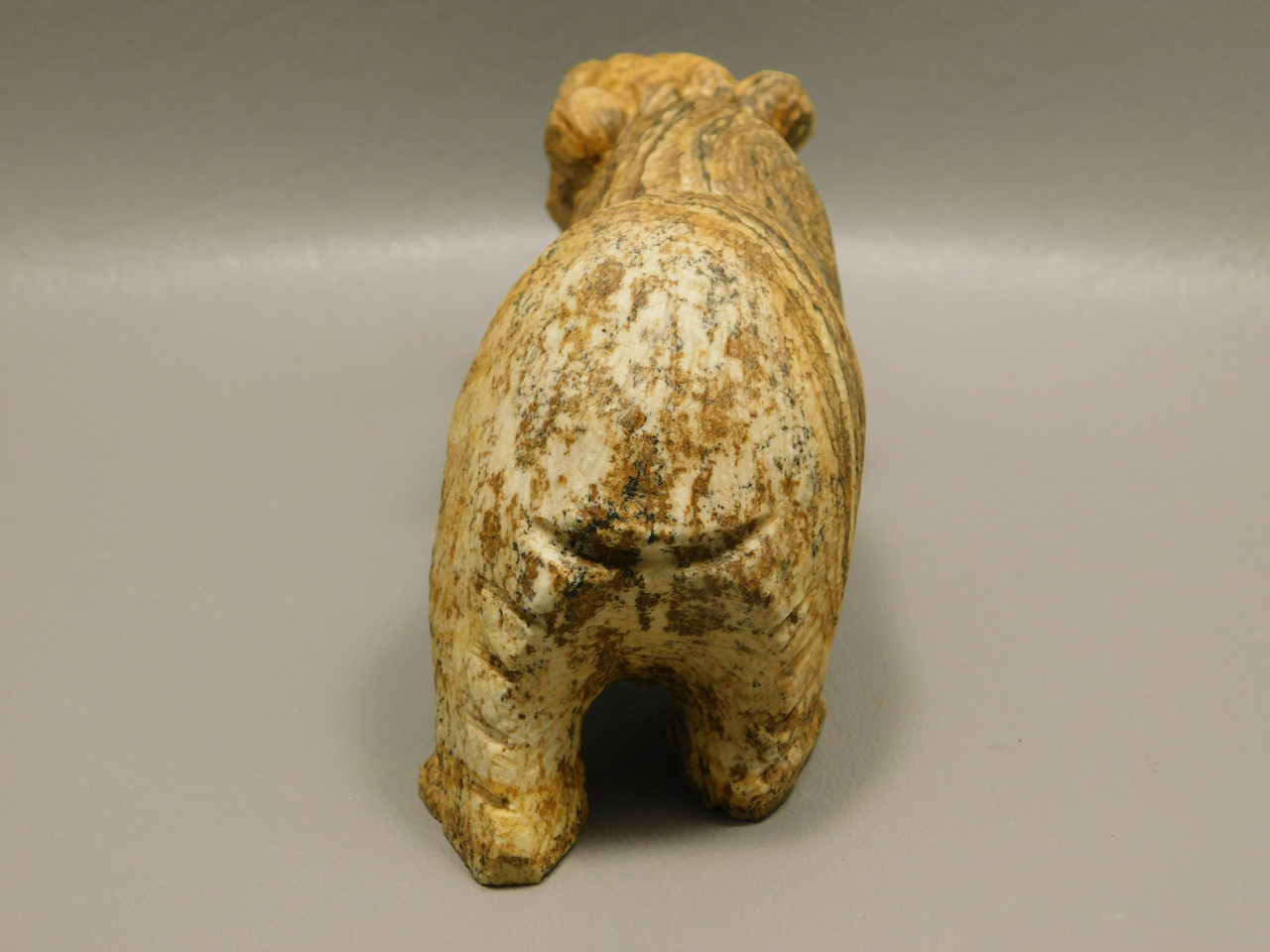 Bear Figurine Brown Stone Animal Carving Kalahari Jasper 4 inch #O48 Bear Figurine Brown Stone Animal Carving Kalahari Jasper 4 inch #O48