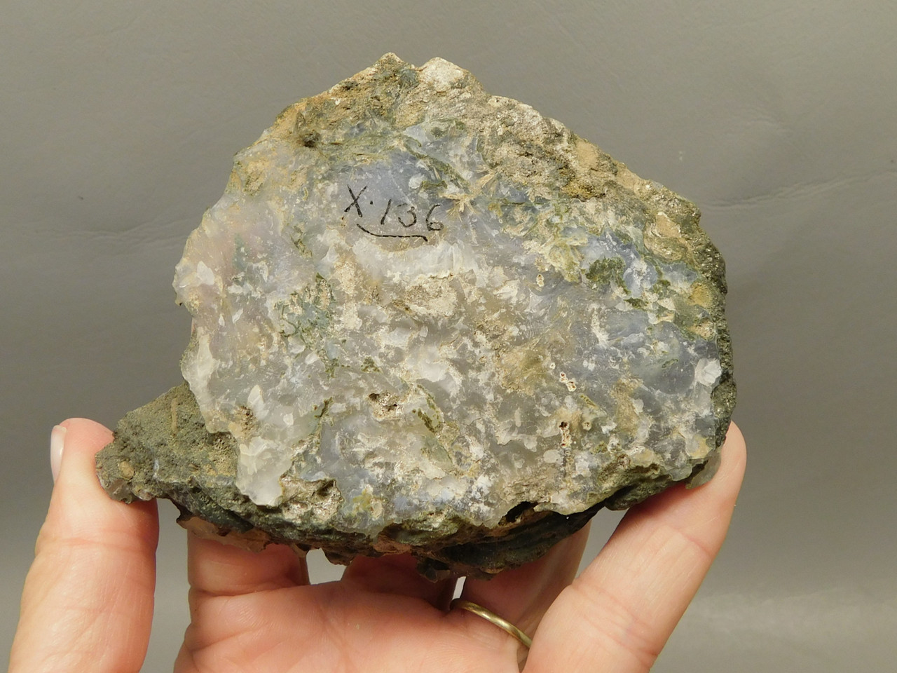 Red Crazy Lace Agate Polished Rock Decorator Stone Mexico #O3