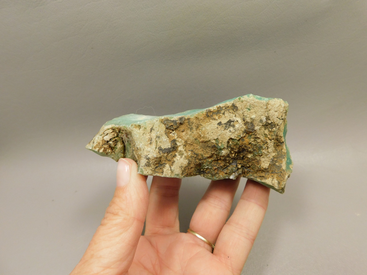 Green Chrysoprase Lapidary Cabbing Rough Rock