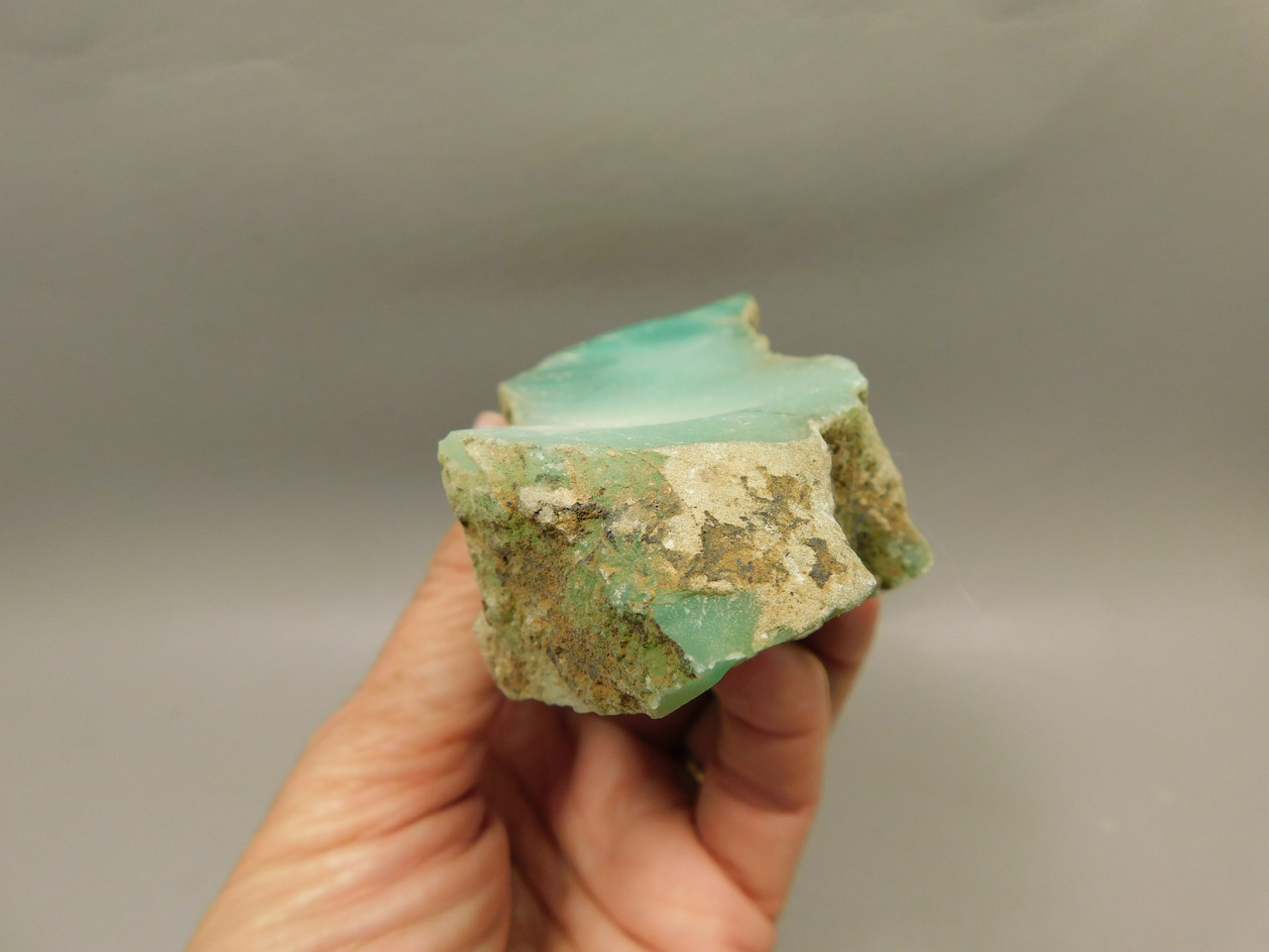 Green Chrysoprase Lapidary Cabbing Rough Rock