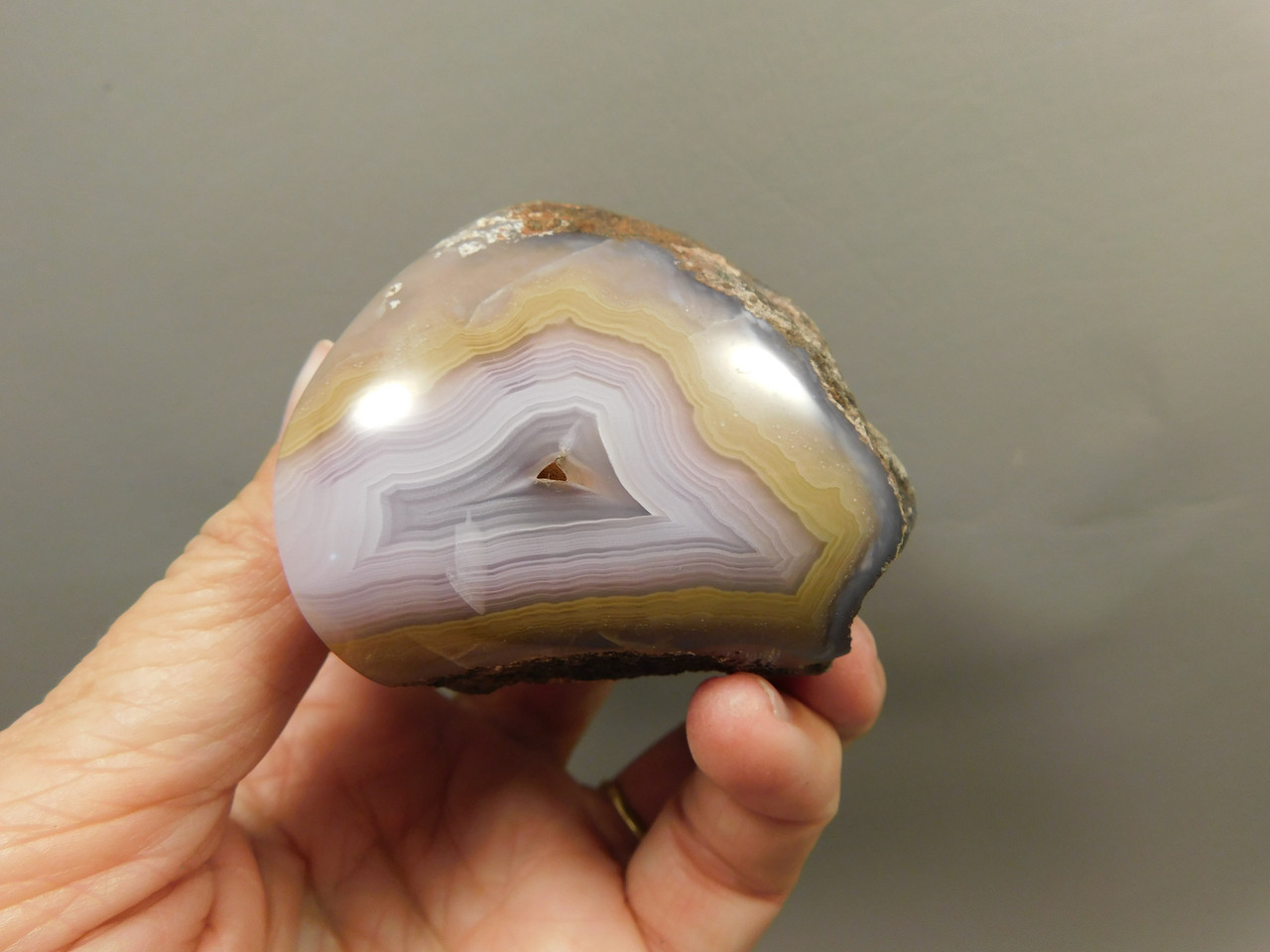 Coyamito Agate Polished Stone Nodule Collector Rock Mineral #O12