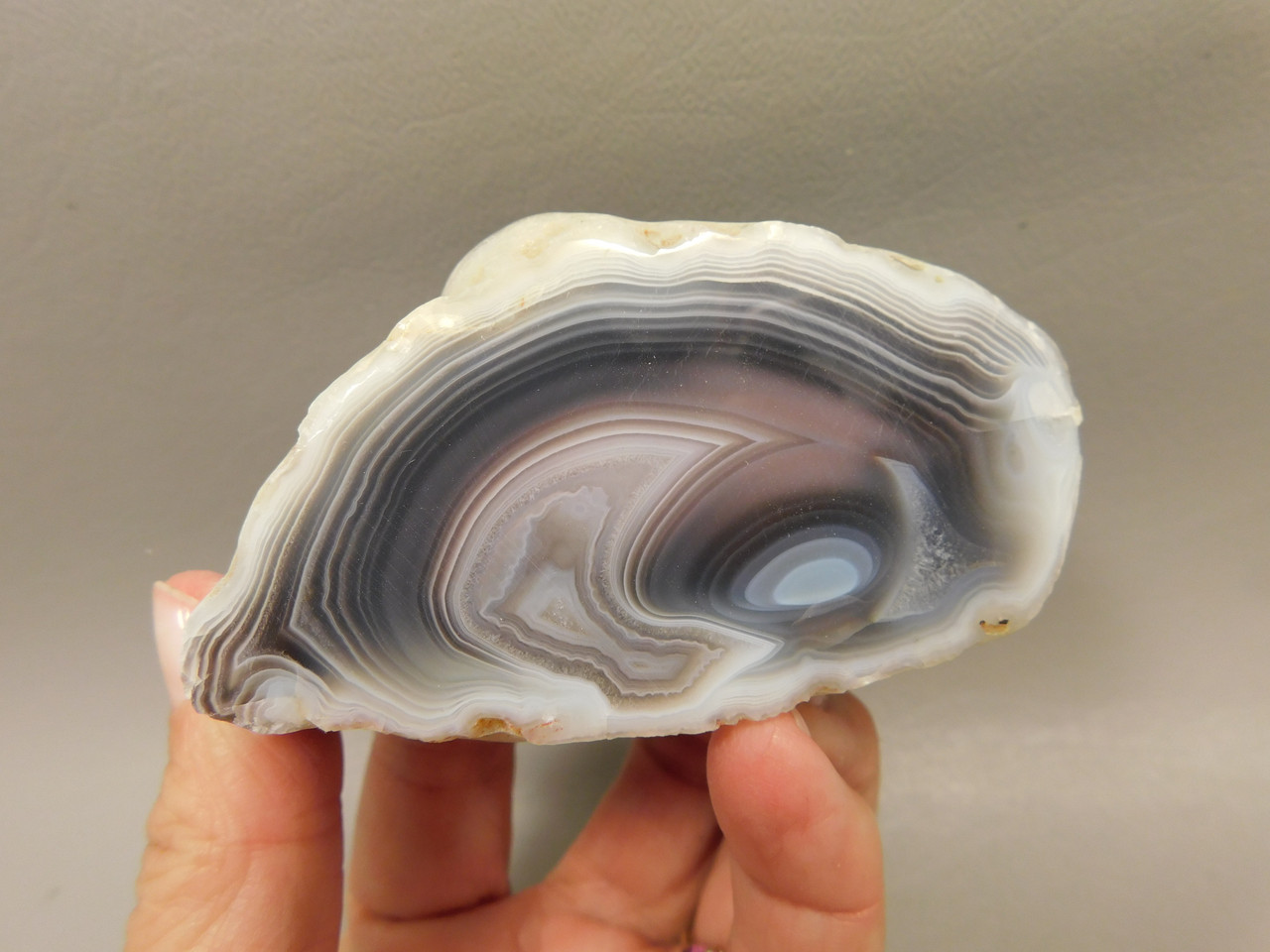 Botswana Agate Polished Stone Nodule Collector Rock Mineral #O11