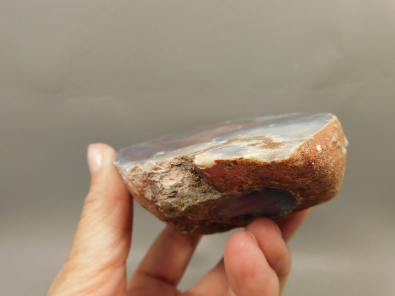 Malawi Agate Polished Stone Nodule Collector Rock Mineral #O12