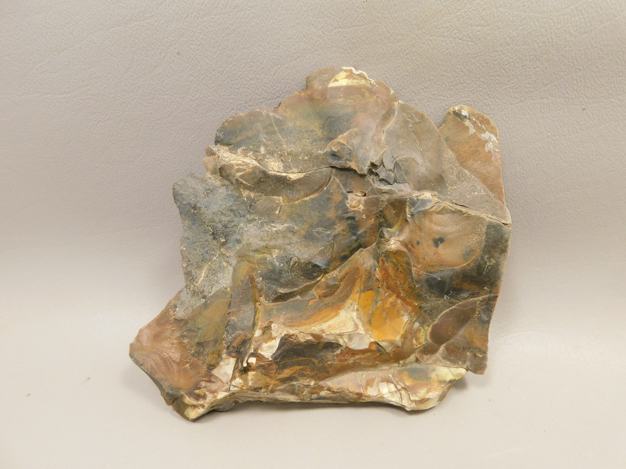 Blue Biggs Picture Jasper Unpolished Rough Rock Oregon #O2