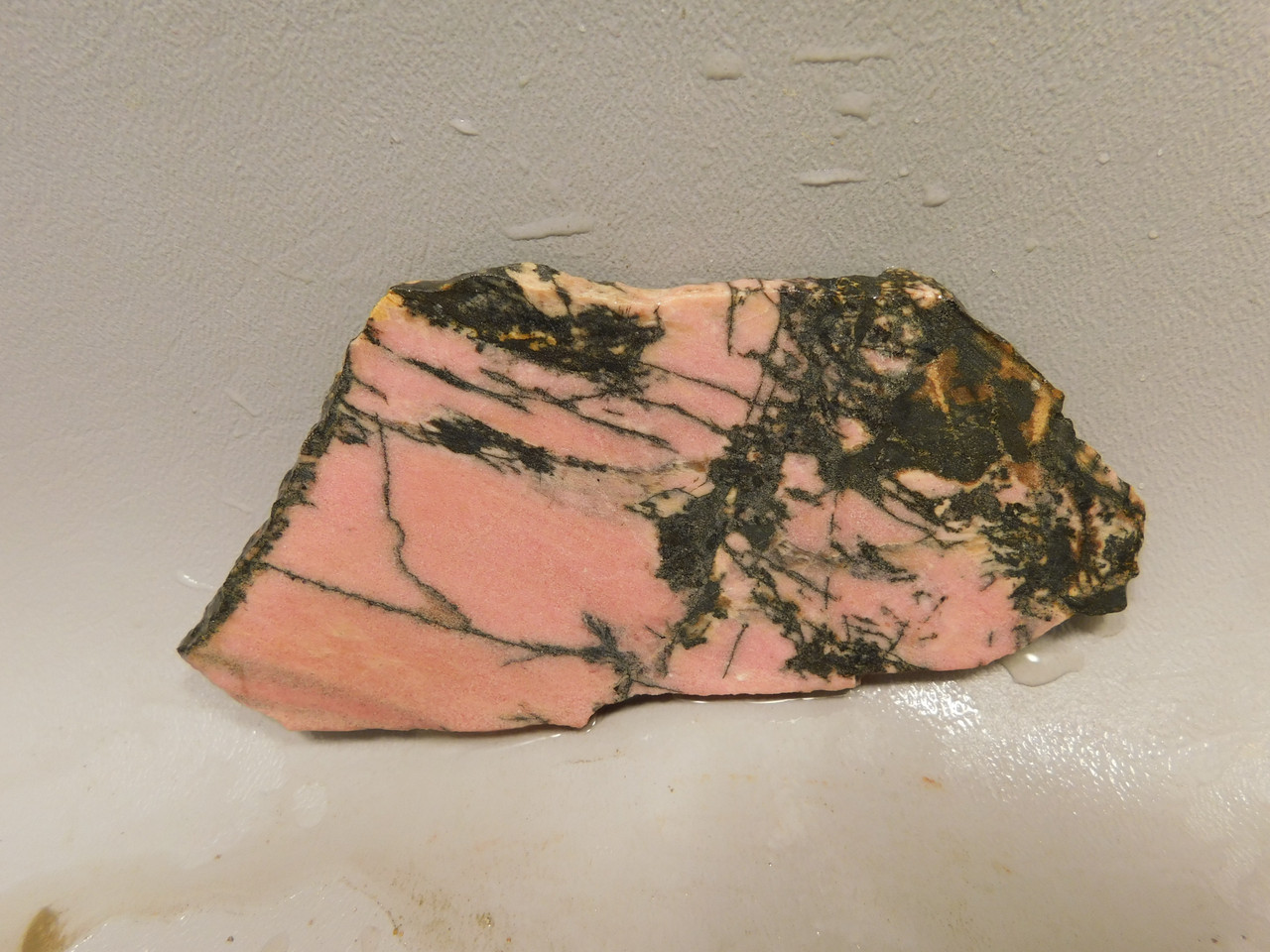 Rhodonite Stone Slab Lapidary Cabbing Rough Rock California #O16