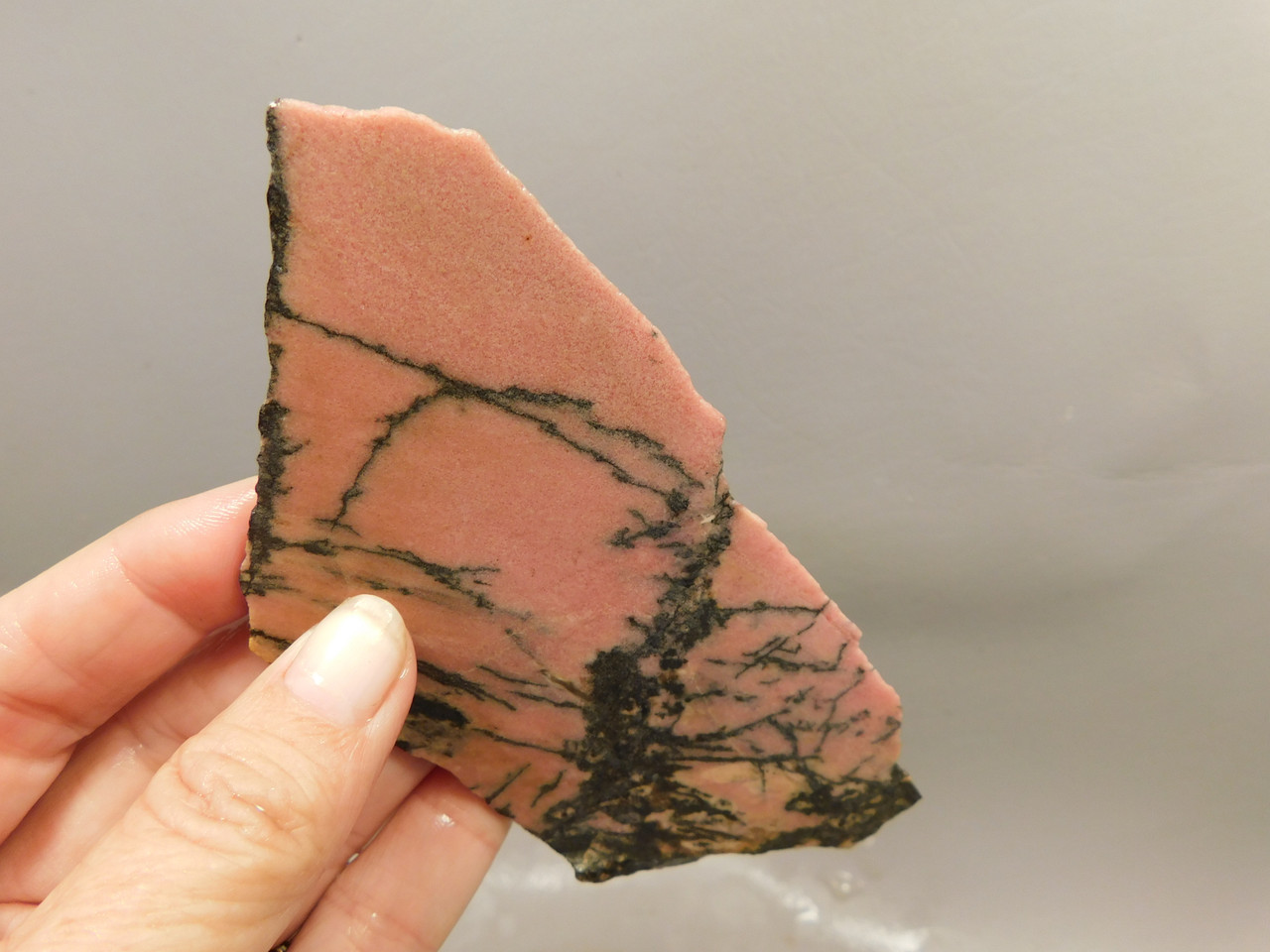 Rhodonite Stone Slab Lapidary Cabbing Rough Rock California #O16