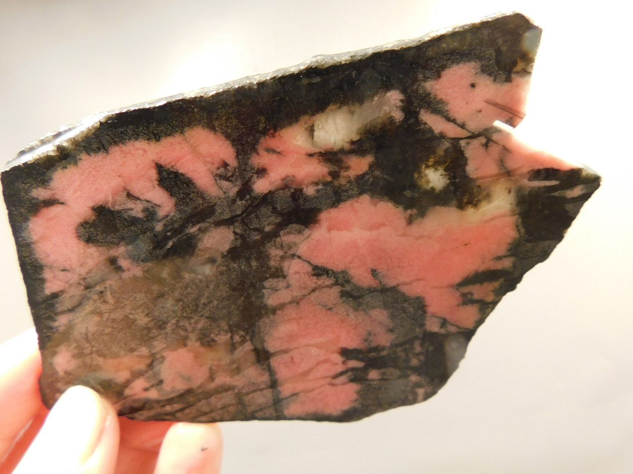 Rhodonite Stone Slab Lapidary Cabbing Rough Rock California #O17