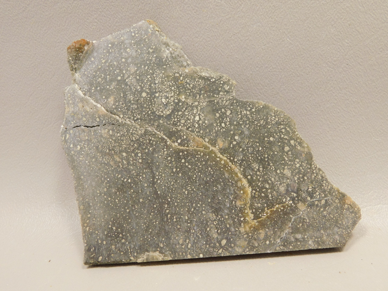 Pyrite in Agate Stone Slab Unpolished Rough Rock #O1