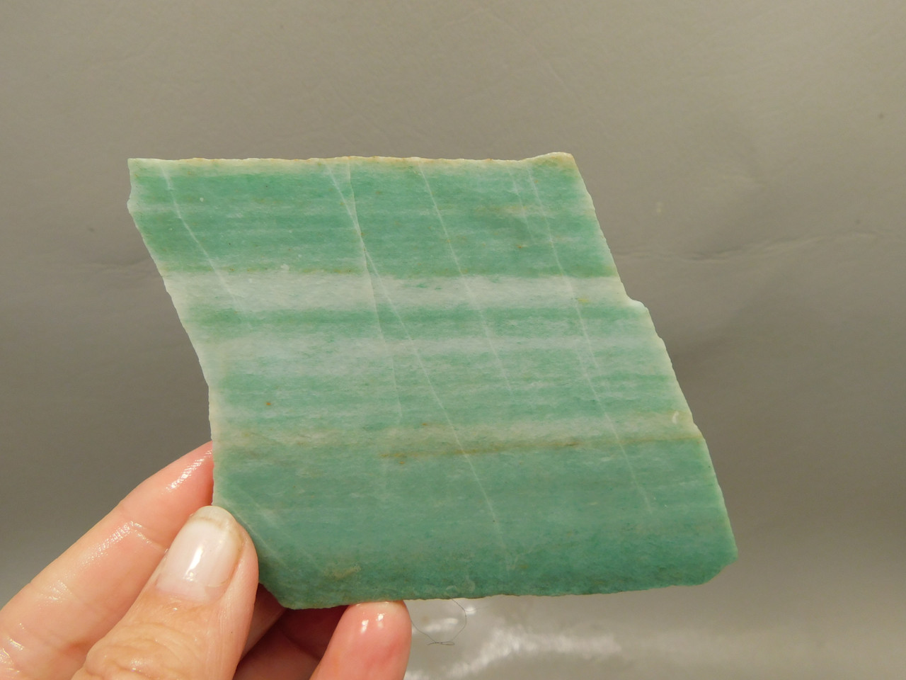 Blue Lace Agate Stone Slab Lapidary Cabbing Rough Rock #O1