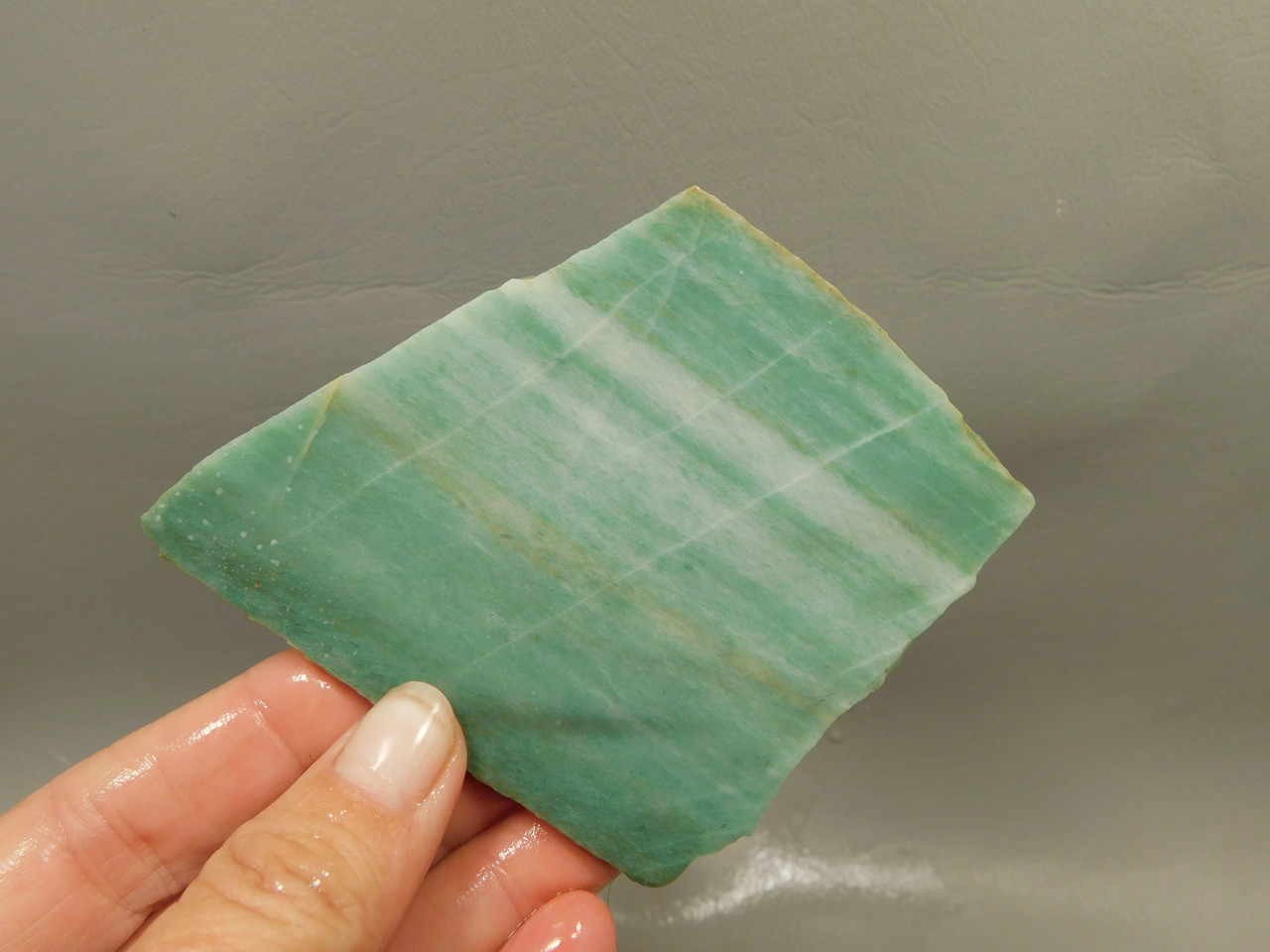 Blue Lace Agate Stone Slab Lapidary Cabbing Rough Rock #O1