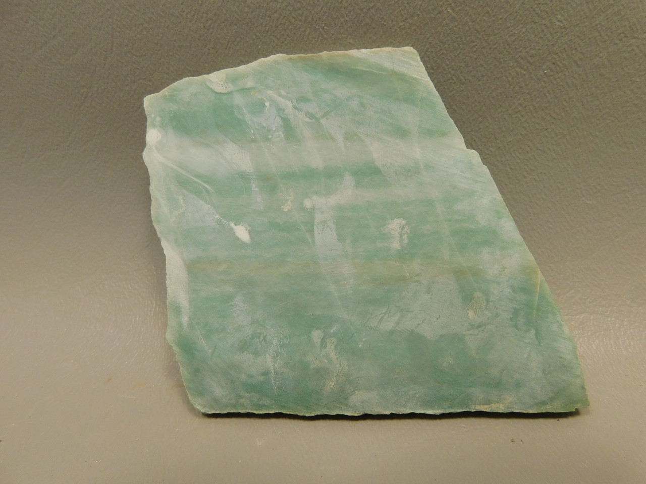 Green Aventurine Unpolished Stone Slab Lapidary Rock Utah #O6