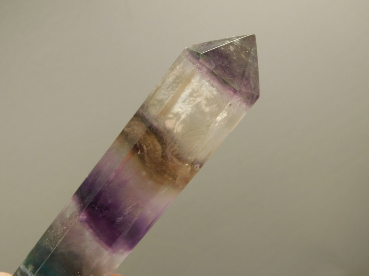 Fluorite Crystal Double Terminated Point 4.2 inch Wand #O10