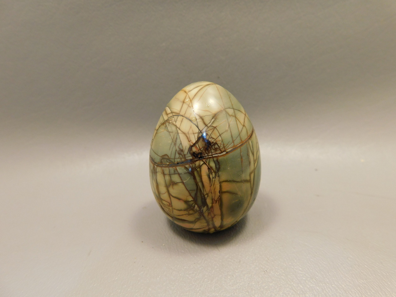 Cherry Creek Jasper Egg 2 inch Rock Mineral Red Creek Stone #O2