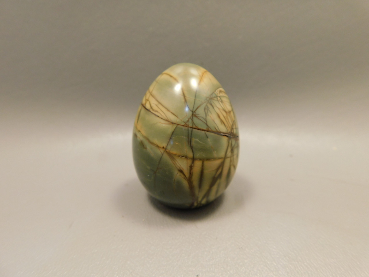 Cherry Creek Jasper Egg 2 inch Rock Mineral Red Creek Stone #O2