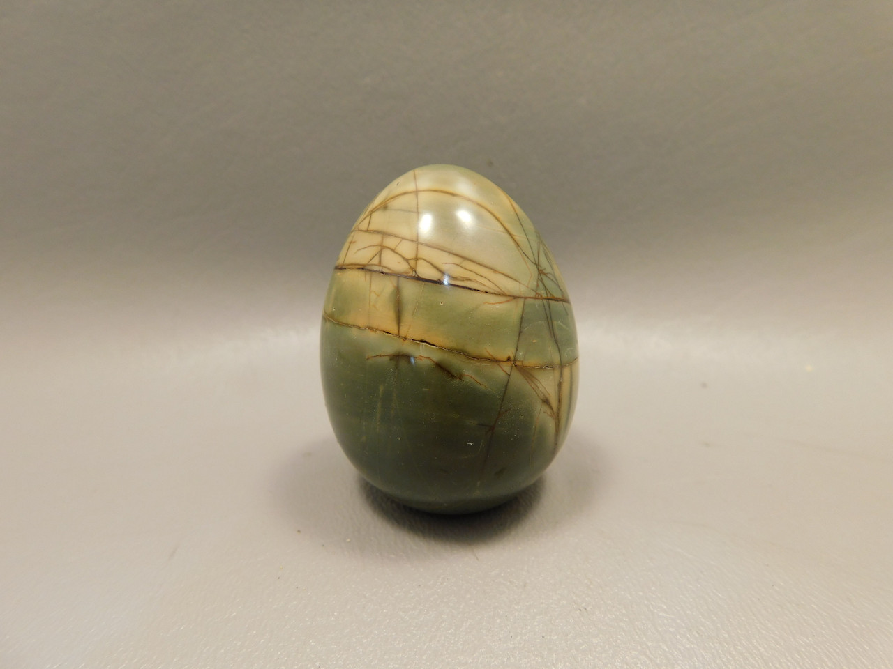 Cherry Creek Jasper Egg 2 inch Rock Mineral Red Creek Stone #O2