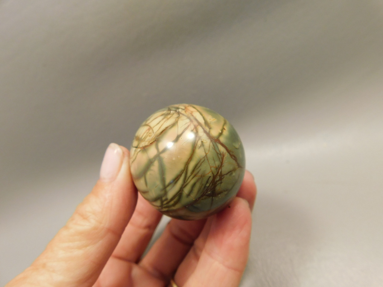 Cherry Creek Jasper Egg 2 inch Rock Mineral Red Creek Stone #O2