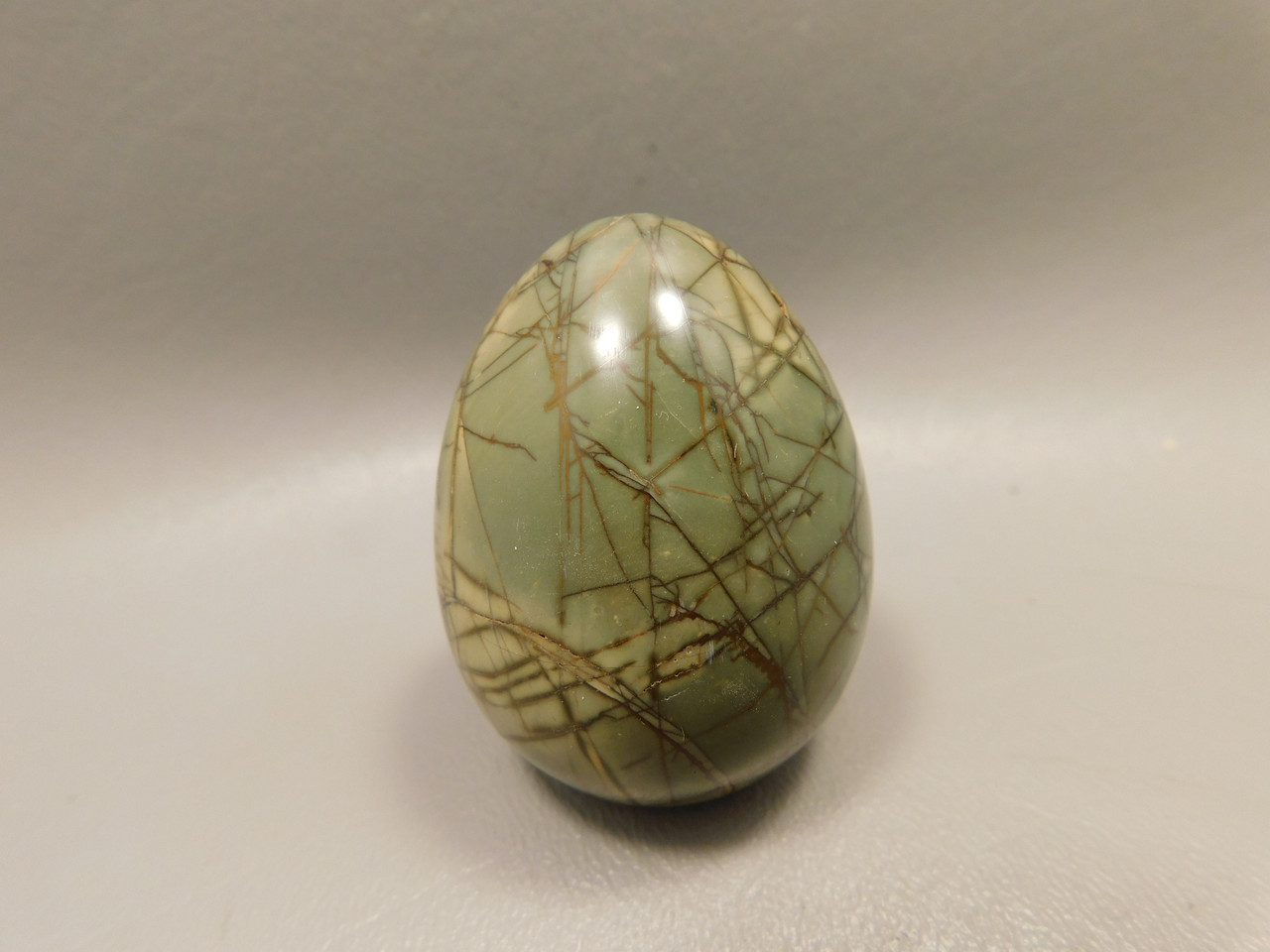 Cherry Creek Jasper Egg 2 inch Rock Mineral Red Creek Stone #O6
