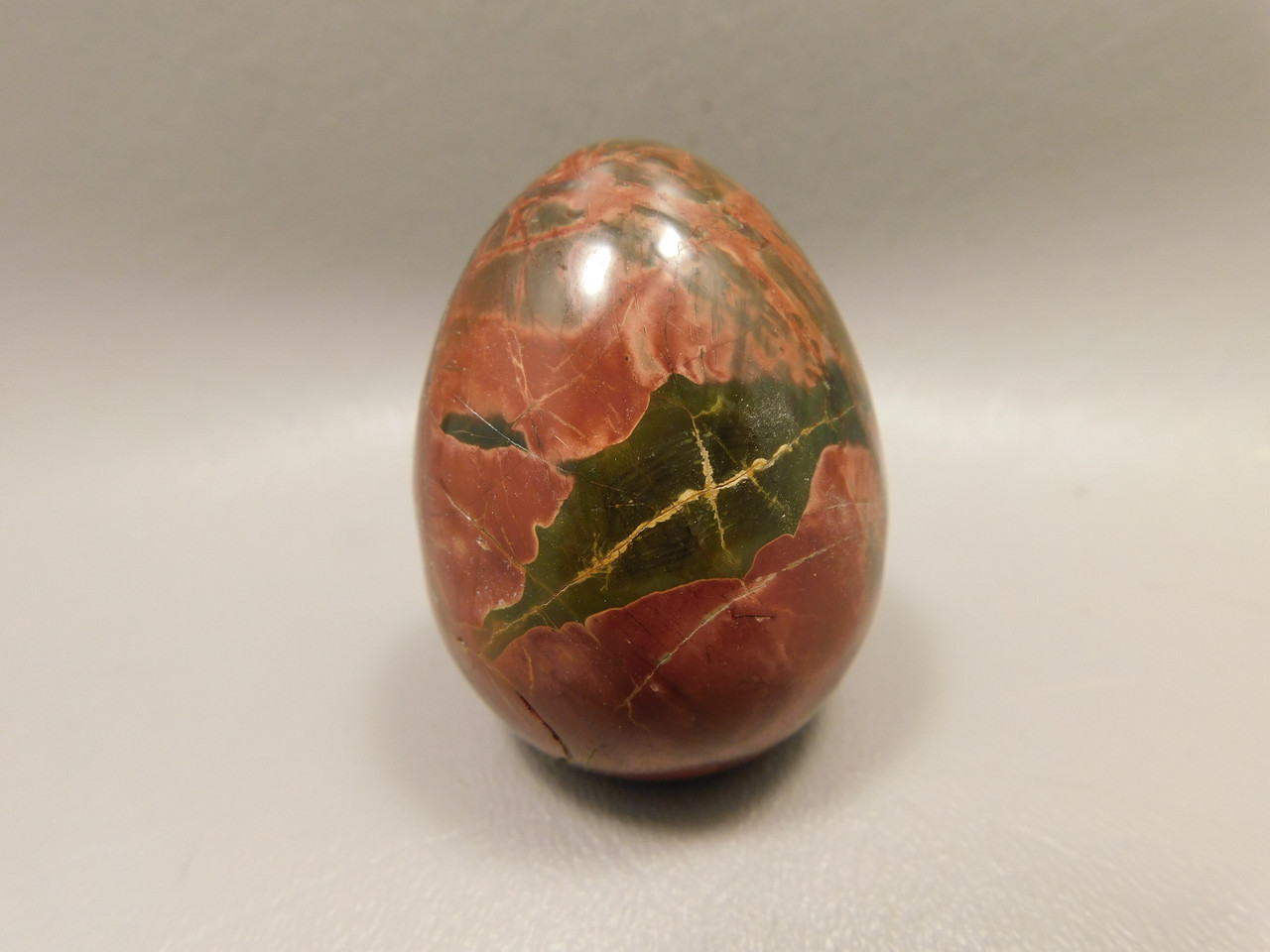 Cherry Creek Jasper Egg 2 inch Rock Mineral Red Creek Stone #O7