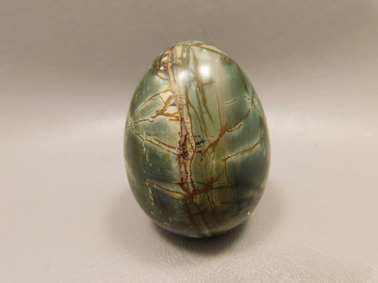 Cherry Creek Jasper Egg 2 inch Rock Mineral Red Creek Stone #O8